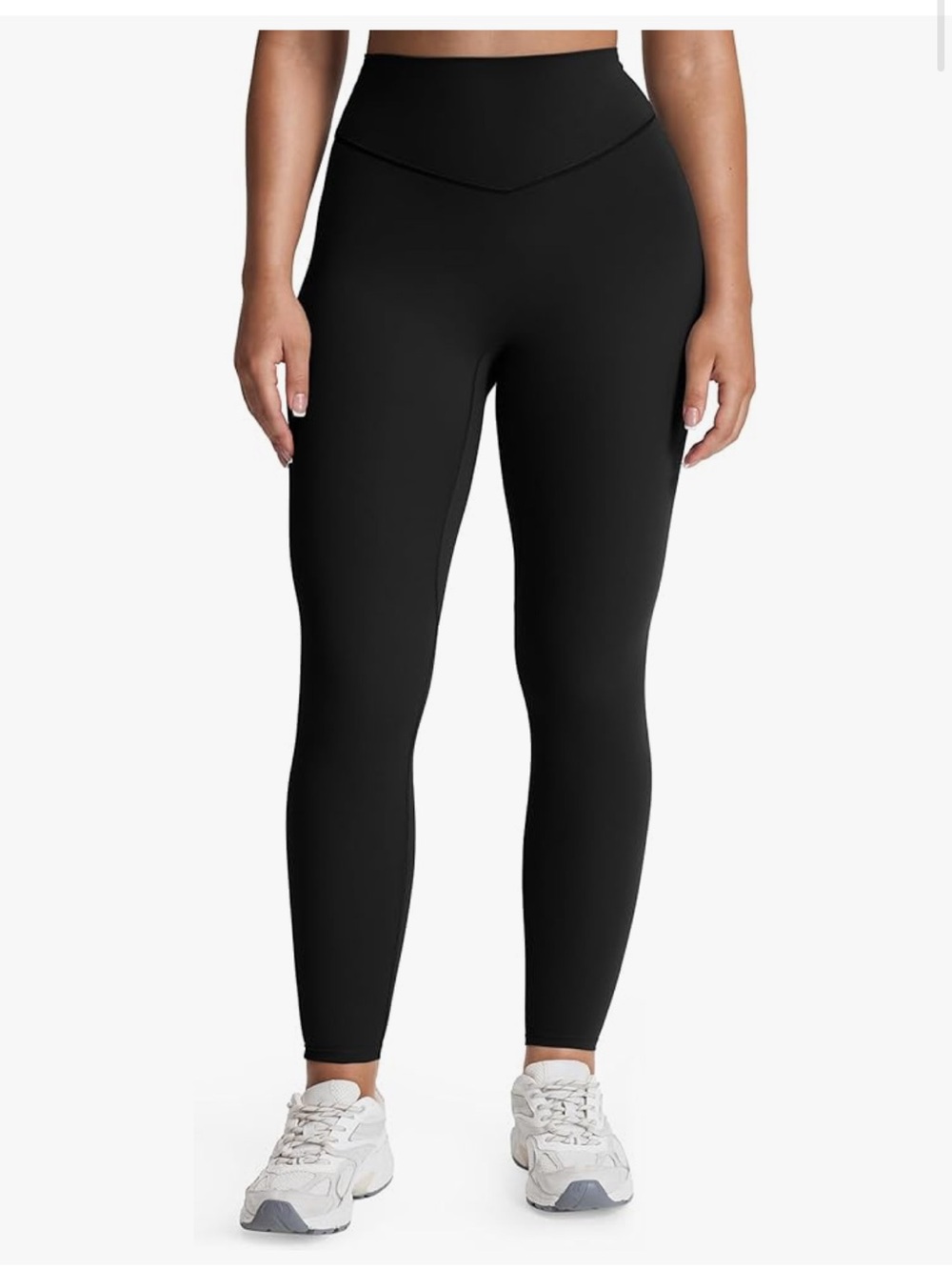 Aoxjox Black High-Waist Leggings